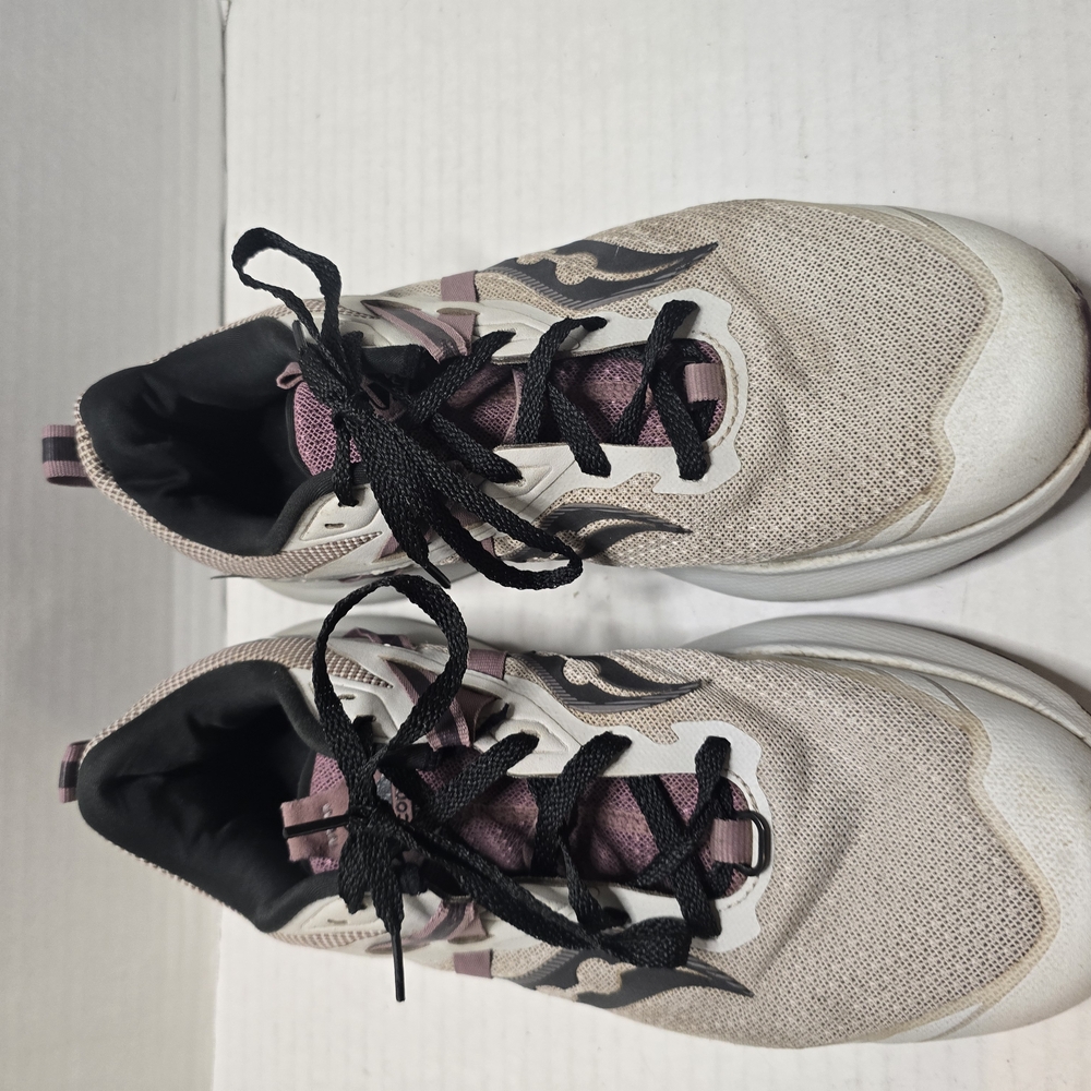 Chic Beige and Black Athletic Shoes